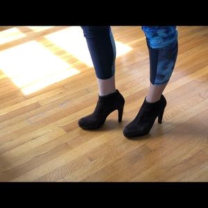Stuart Weitzman suede booties